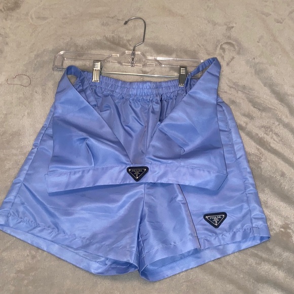 Prada blue bralette short set size medium - Picture 3 of 16